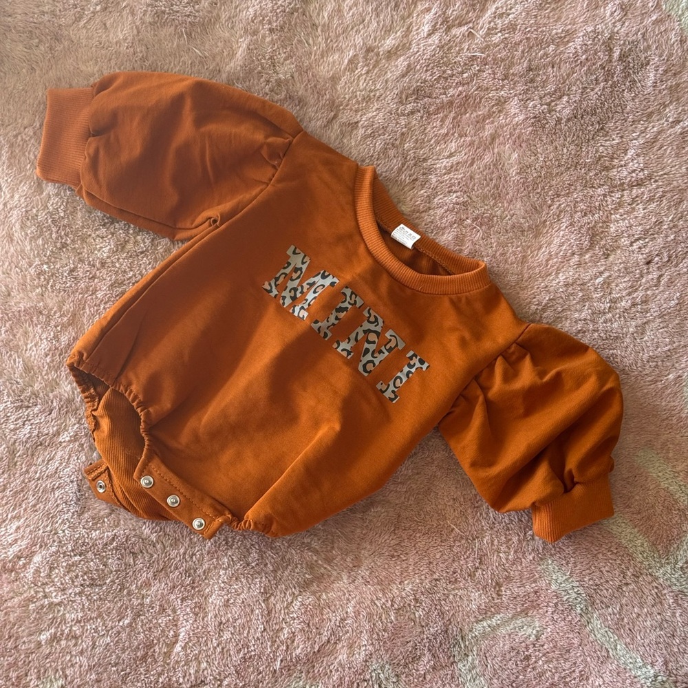 MINI Orange Bodysuit for Kids